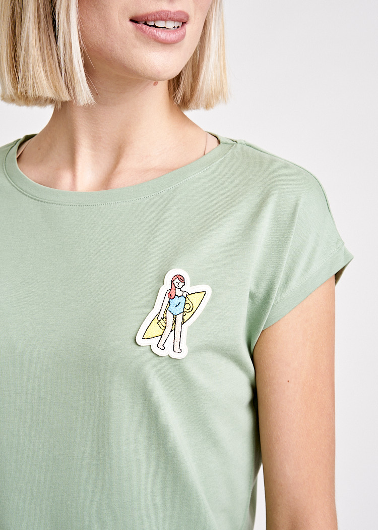 DAMEN WOODSHIRT KIMONO WILD SURF