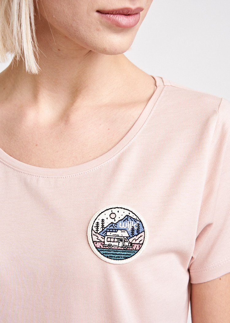 DAMEN WOODSHIRT REGULAR CARAVAN