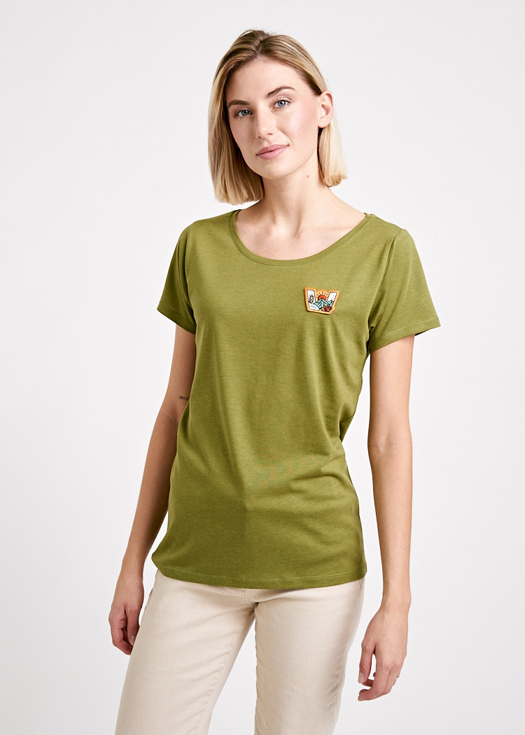 DAMEN WOODSHIRT REGULAR WIJLD VIEW
