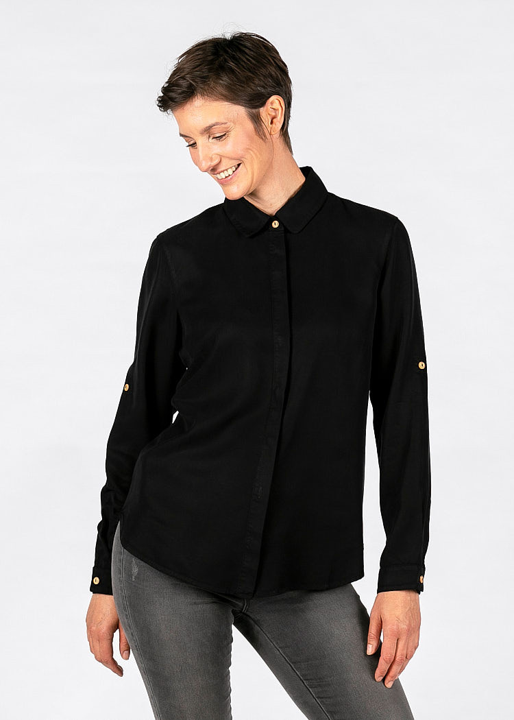 DAMEN BLUSE BLACK