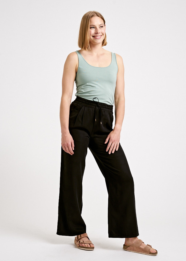 DAMEN TWILL HOSE BLACK