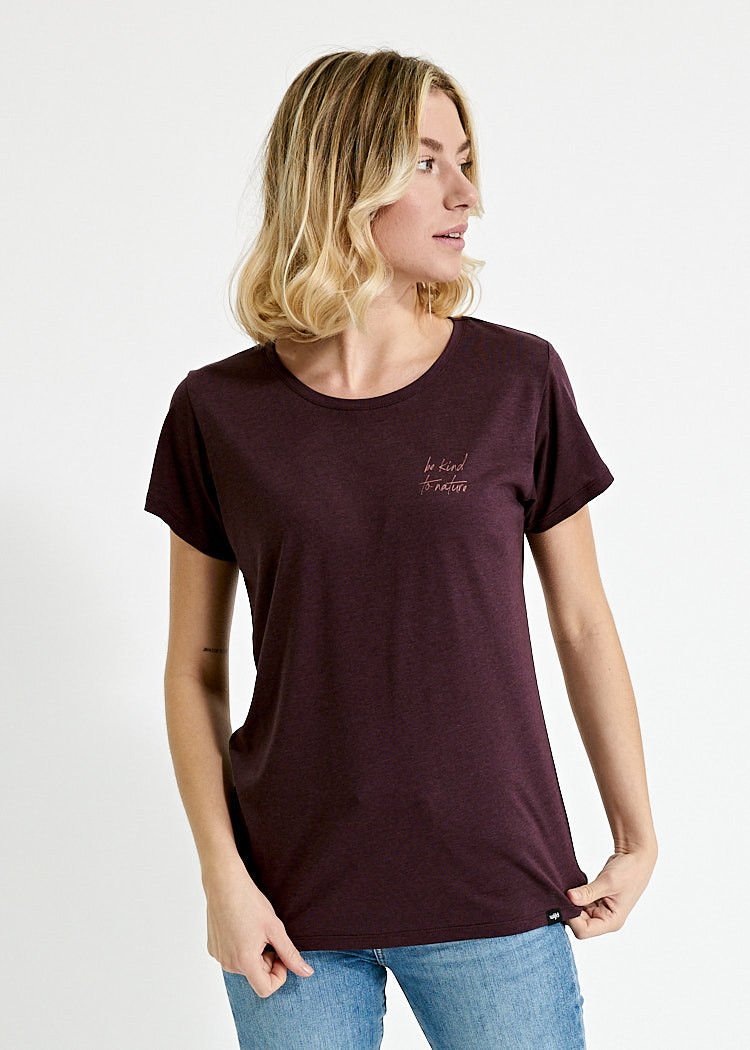 DAMEN KIND TO NATURE WOODSHIRT