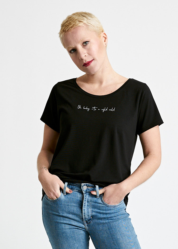 DAMEN A WIJLD WORLD WOODSHIRT