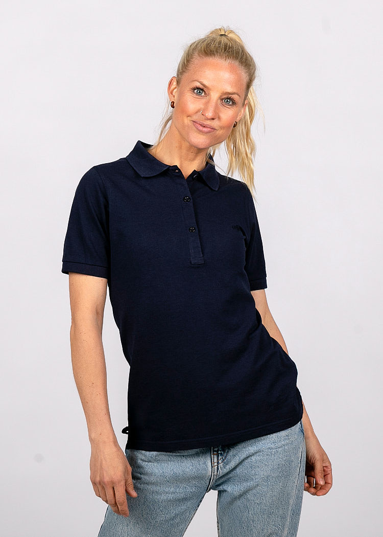 DAMEN POLO-SHIRT MARITIM BLUE