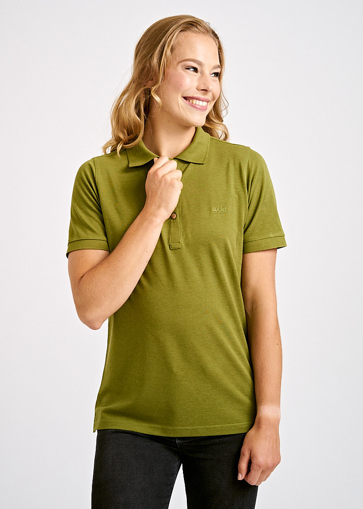 DAMEN POLO-SHIRT OLIVE