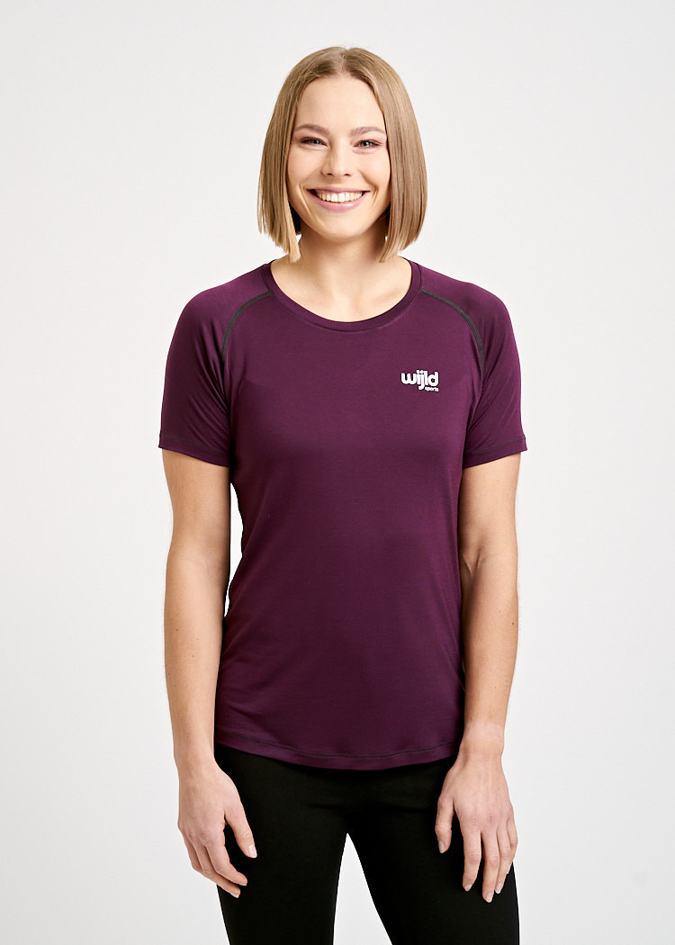 DAMEN SPORTSHIRT PURPLE