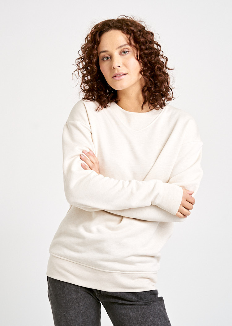 DAMEN SWEATER CRÈME BRÛLÉE