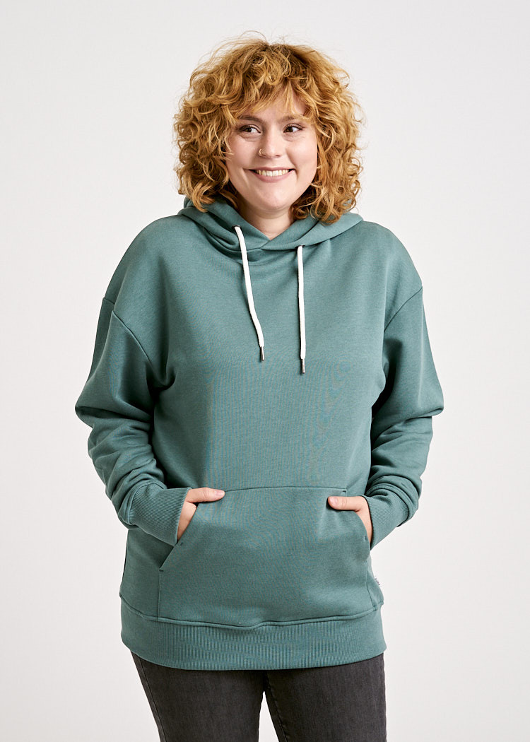 DAMEN HOODIE SILVER PINE