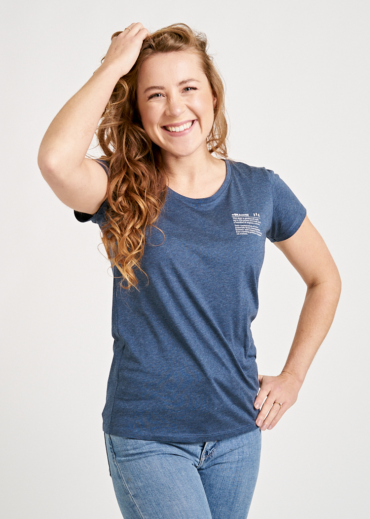 DAMEN WIJLD TYPO WOODSHIRT