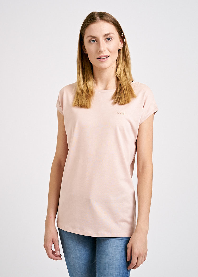 DAMEN WOODSHIRT KIMONO SMOKED ROSE