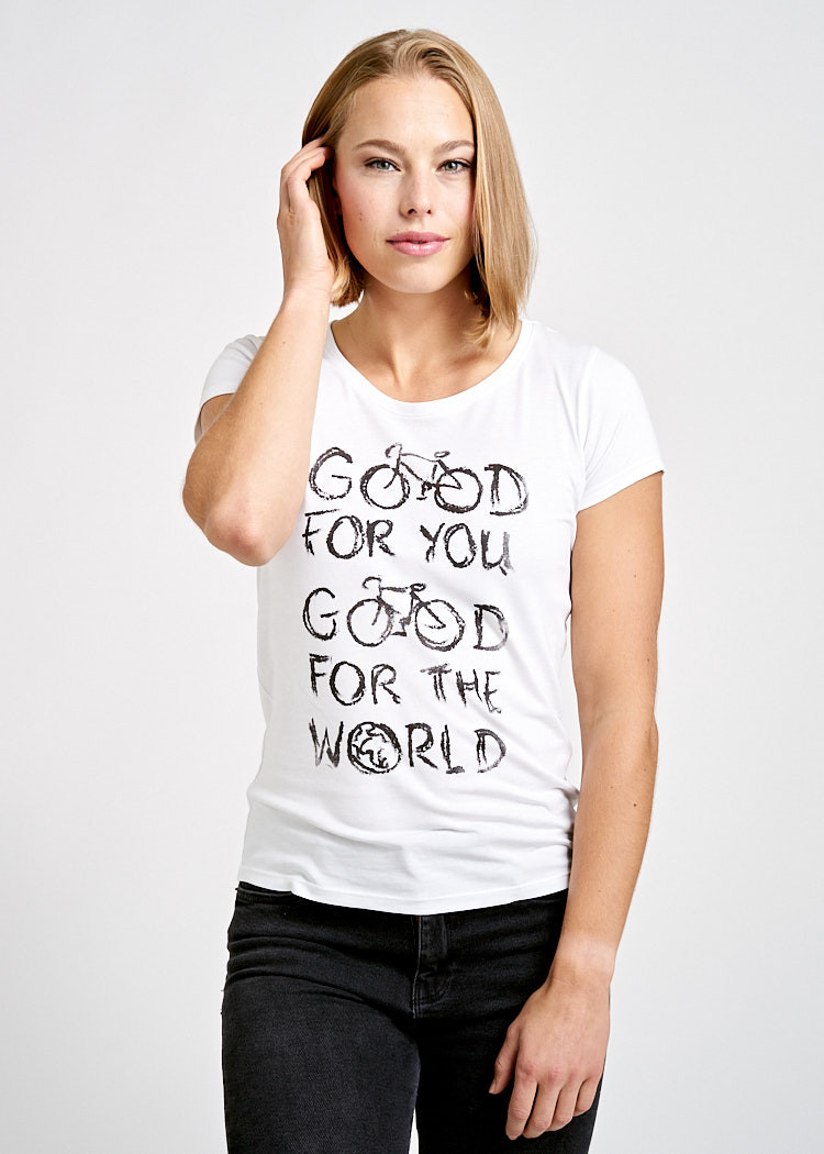 DAMEN GOOD FOR THE WORLD WOODSHIRT
