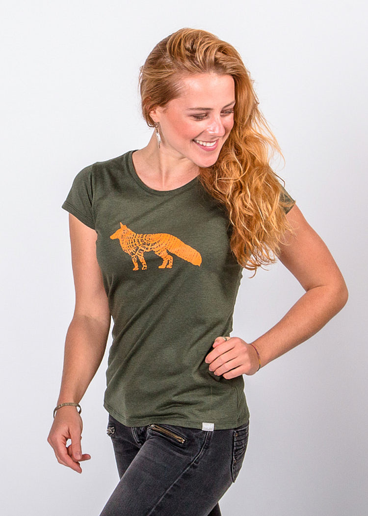 DAMEN TREERINGS WOODSHIRT