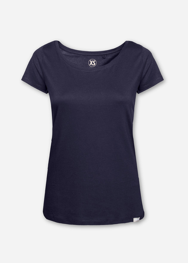 DAMEN WOODSHIRT REGULAR MARITIM BLUE