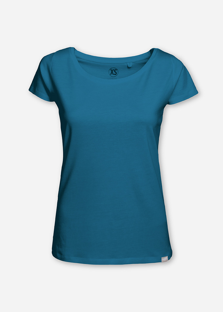 DAMEN WOODSHIRT REGULAR PETROL