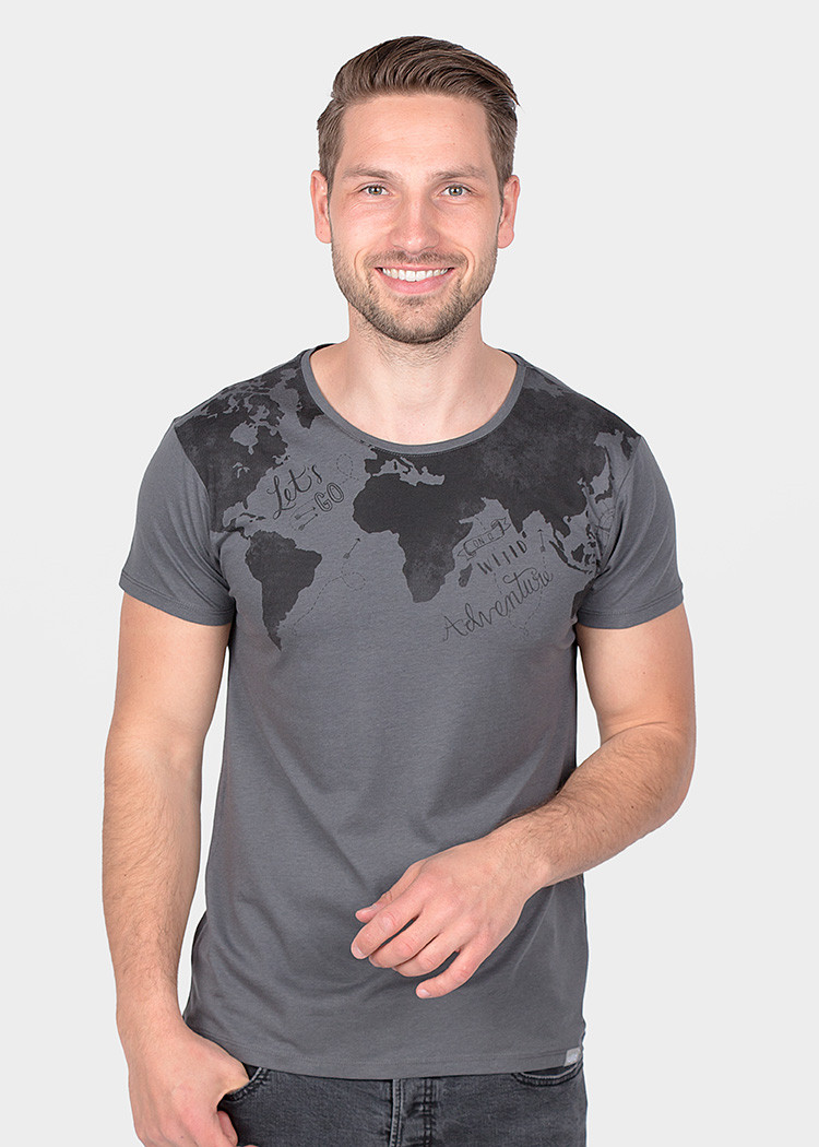 HERREN ADVENTUREMAP WOODSHIRT