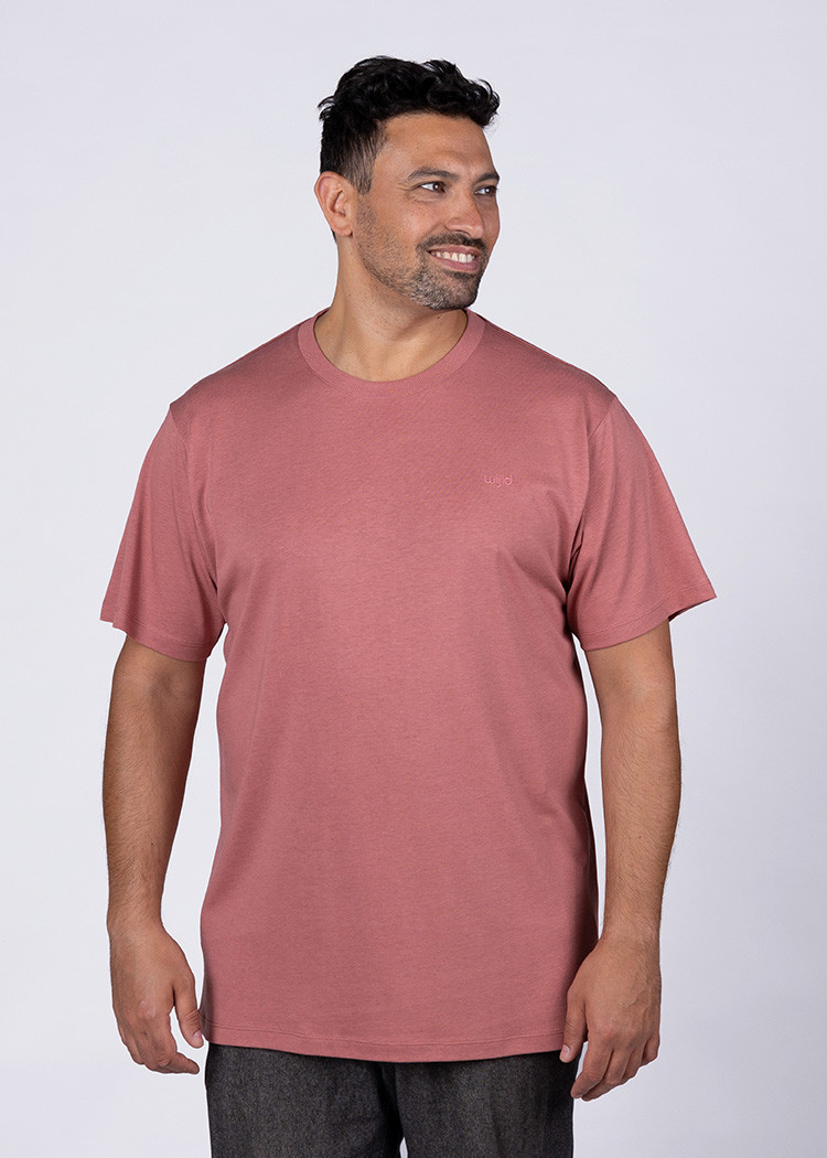 HERREN WOODSHIRT LOOSE FIT ROSEWOOD