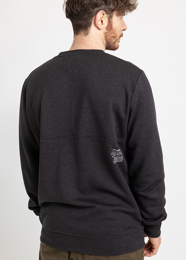 HERREN SWEATER ANTHRAZITE