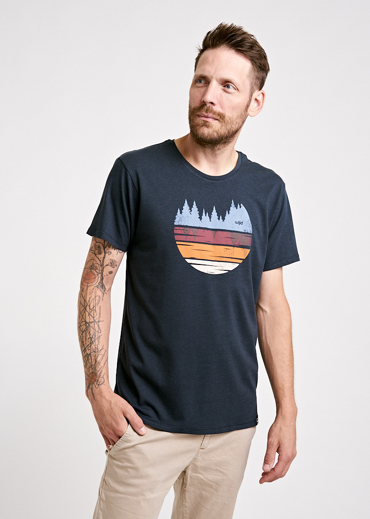 HERREN COLERFUL FOREST WOODSHIRT