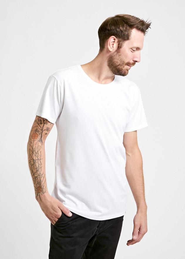 HERREN WOODSHIRT BRIGHT WHITE