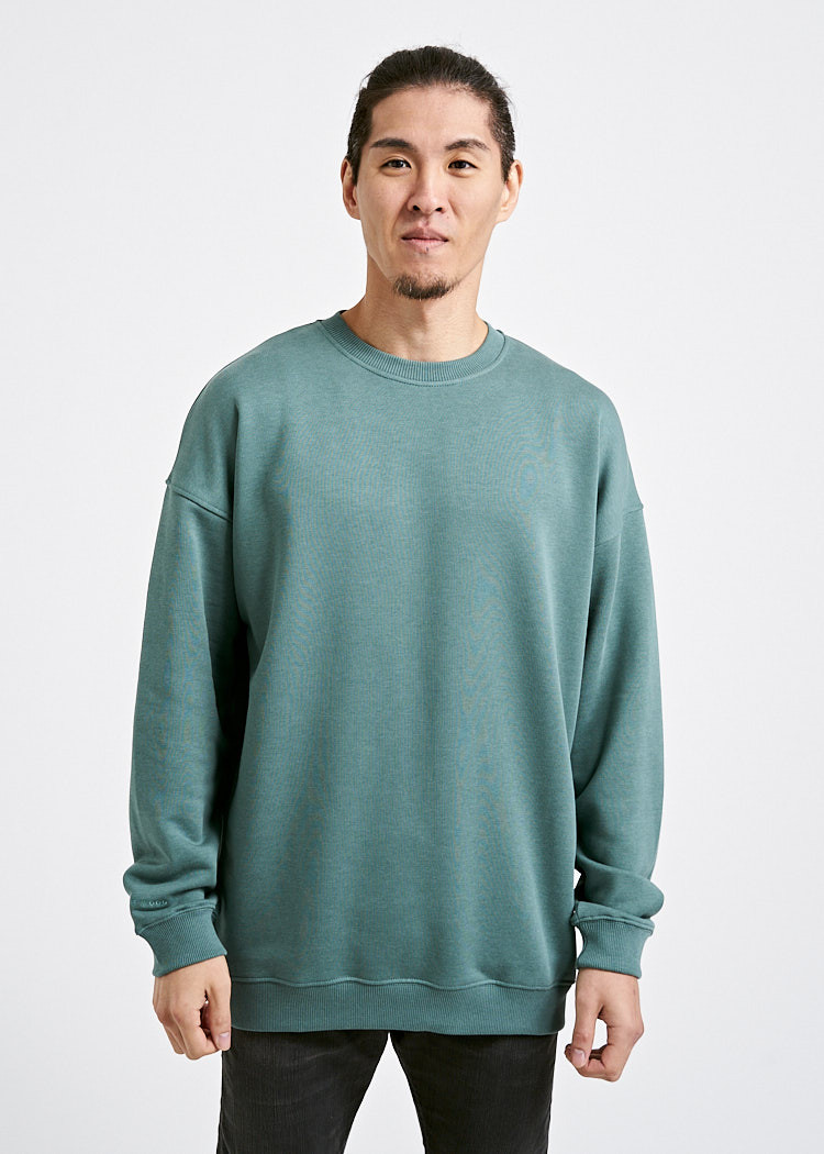 HERREN SWEATER SILVER PINE
