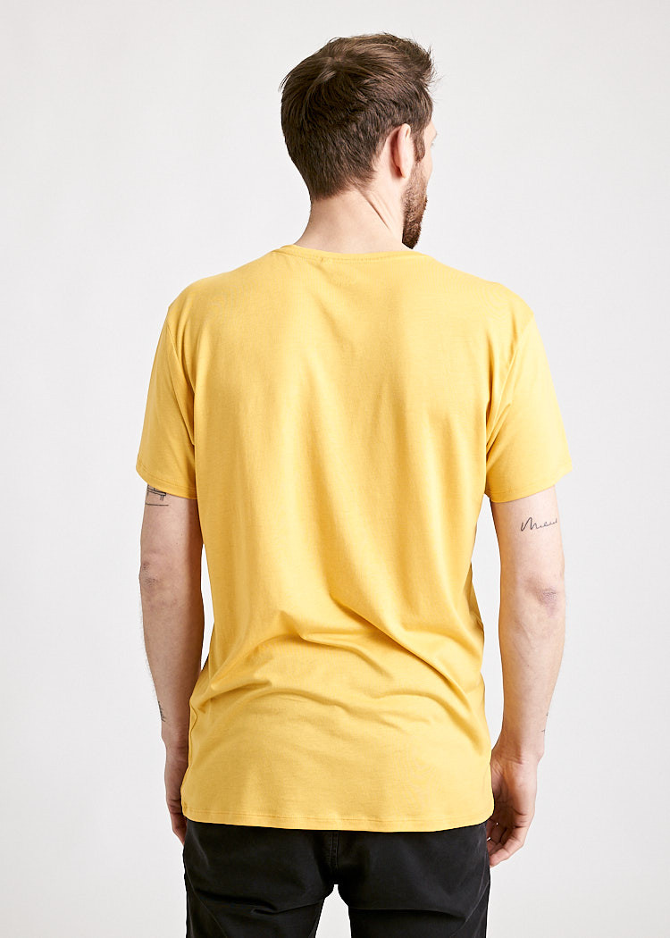 HERREN WOODSHIRT MUSTARD