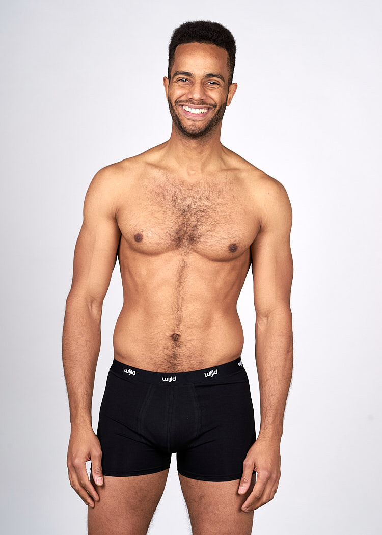 HERREN BOXERSHORTS BLACK