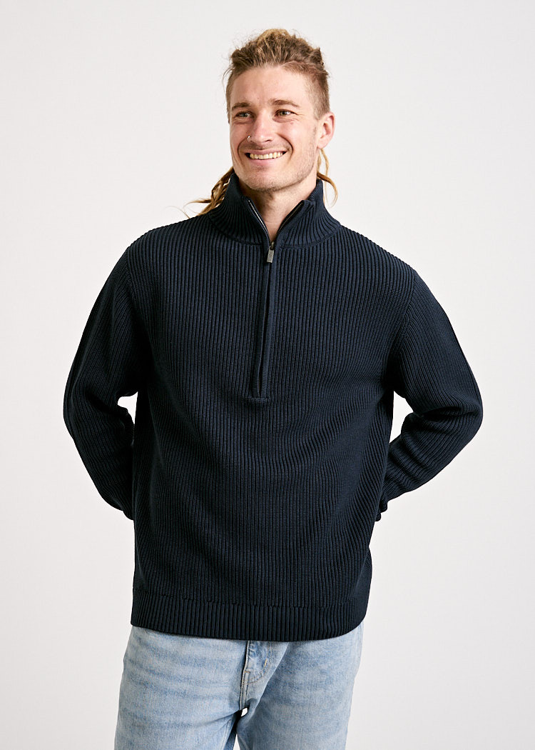 HERREN STRICKPULLOVER TROYER CARBON