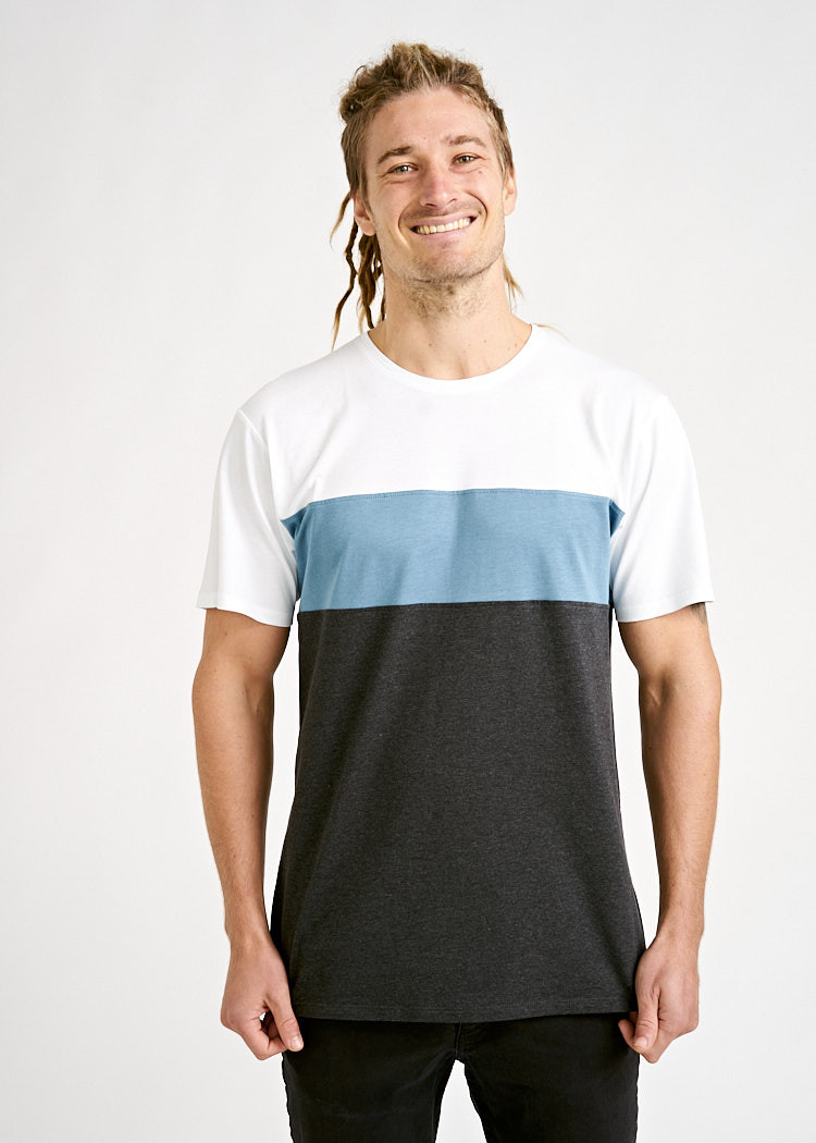 HERREN WOODSHIRT COLOR BLOCK