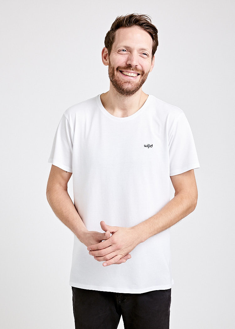 HERREN WOODSHIRT WHITEBLUE