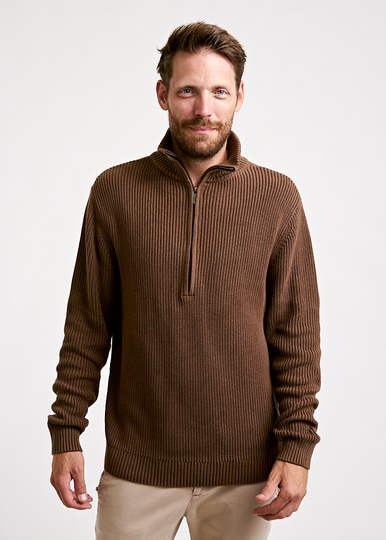 HERREN STRICKPULLOVER TROYER RAIN DRUM