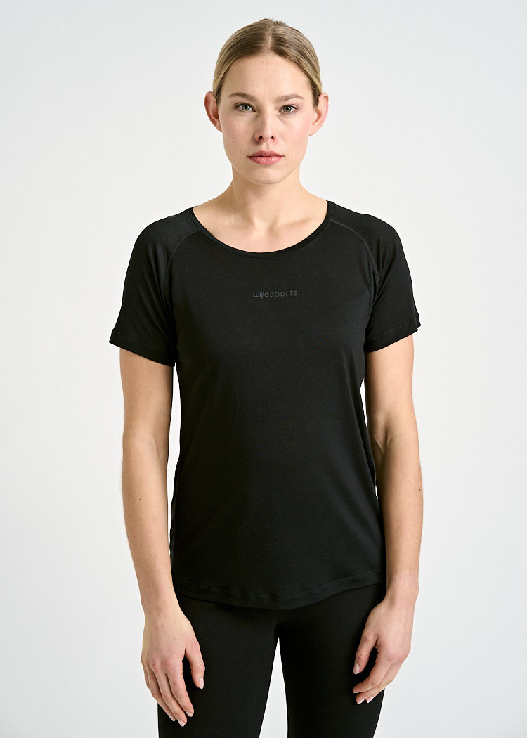 DAMEN SPORTSHIRT BLACK "CARLA"