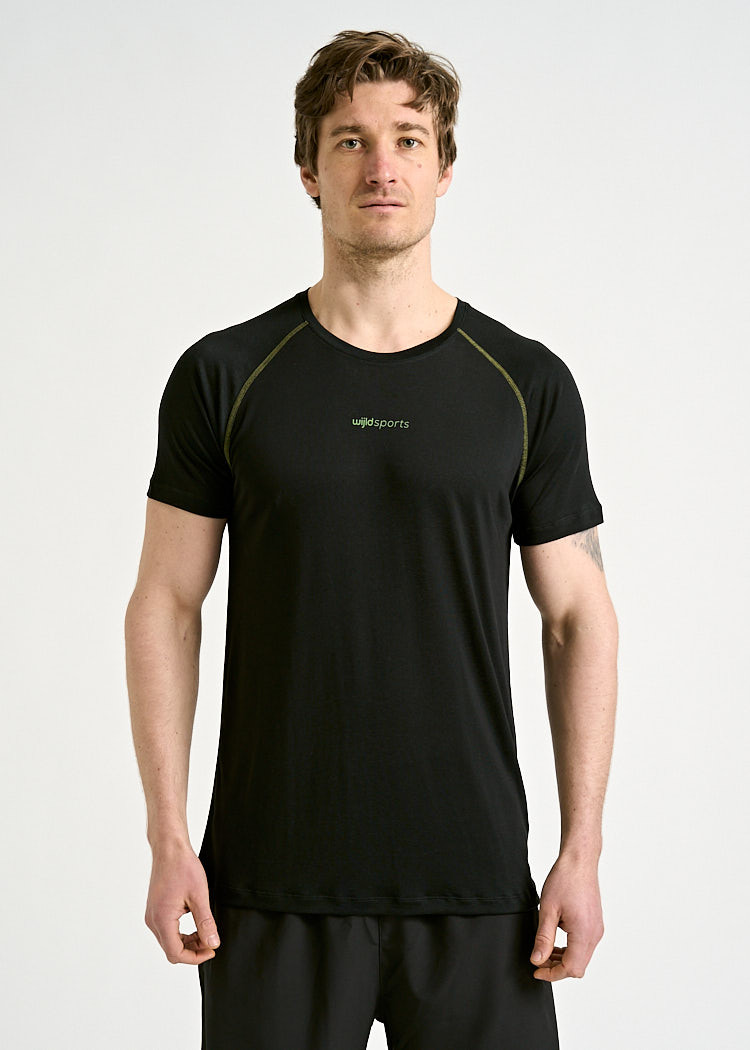 HERREN SPORTSHIRT BLACK "MAX"